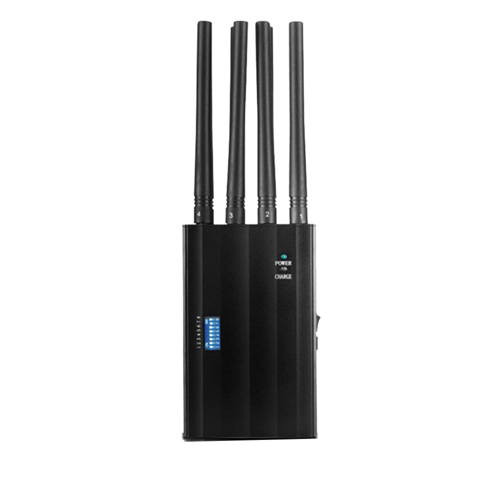 8 Antenna GPS Signal Blocker 2G 3G 4G+WiFi+GPS+Beidou (EU Plug)