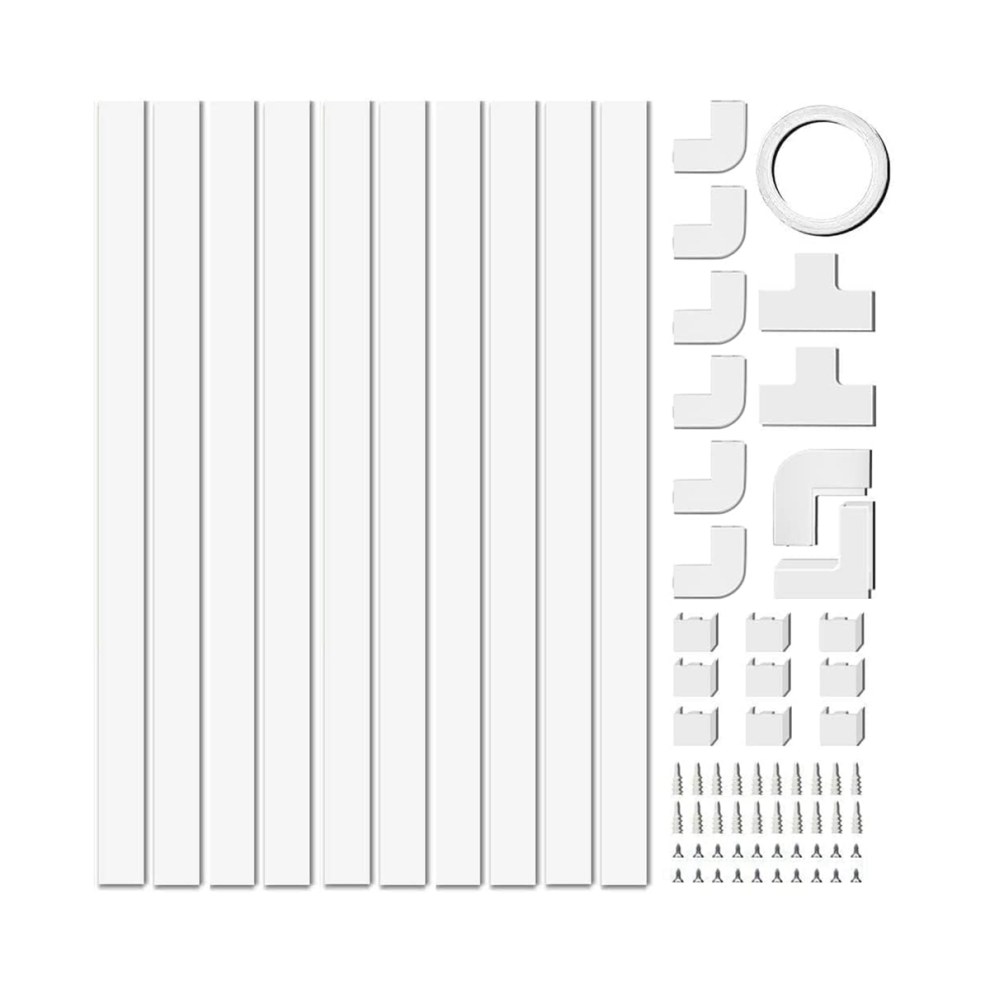 4M Electrical Cable Trunking, Cable Concealer on Wall for One Cord