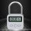 Metall timerlås LCD 99 timmar max tidtagning USB timerhänglås, silver 2