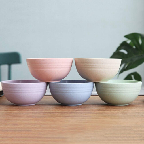 5 PCS 12cm Cereal Bowls Bowl Noodle Container Mixing Bowls 1