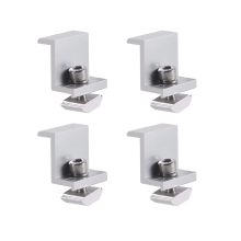 Kit morsetto terminale supporto modulo solare da 4 pezzi, morsetto pannello solare, 30 mm