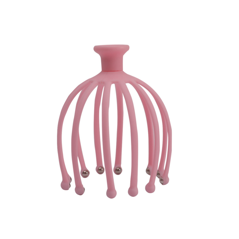 Senza Marca/Generico - Pink 12-Claw Massager Octopus Rotating Ball Head Massage Claw(Pink)