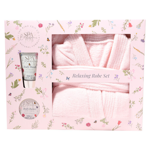 The Kind Edit Co. Spa Botanique Relaxing Robe Set