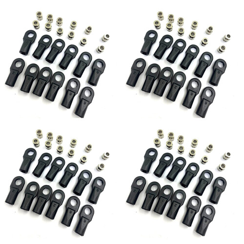 48Pcs 5347 Rotule d'extrémité de tige Ensembles de billes de chariot général pour 1/10 E-SUMMIT