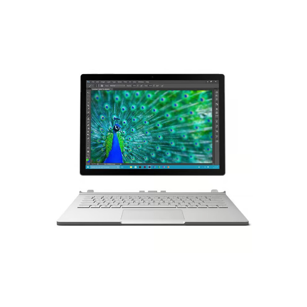 Microsoft Surface Book 2-in-1 Laptop - 13.5" PixelSense Touchscreen Core i7-6600U 8GB 256GB SSD NVMe GeForce 940MX WebCam WiFi Windows 10 Pro