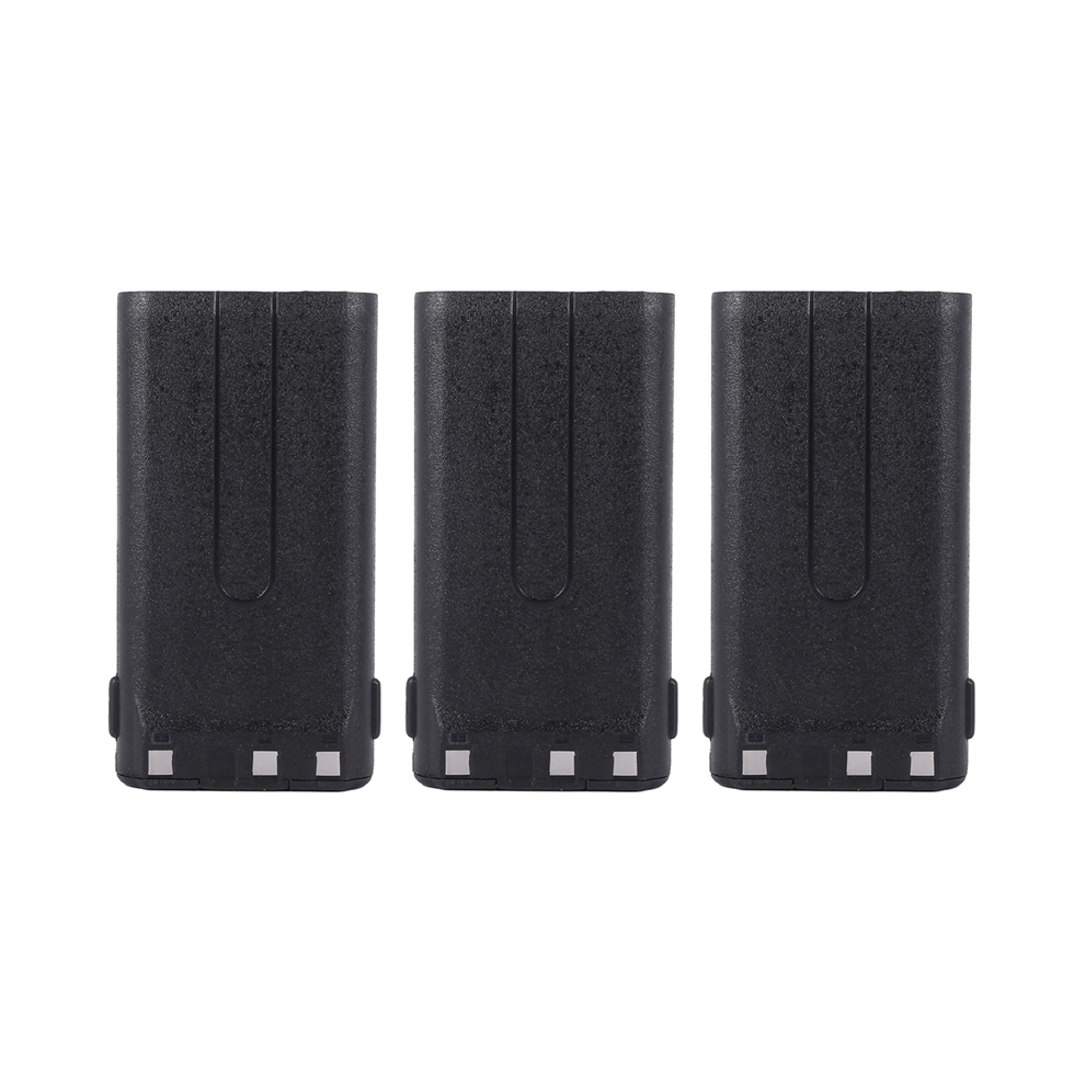 Lot de 3 coques de batterie KNB-14 pour talkie-walkie portable bidirectionnel -2107 -2107G -2100 -3107