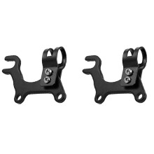 Lot de 2 adaptateurs de cadre de convertisseur de frein à disque de vélo réglables 20/31,8 mm