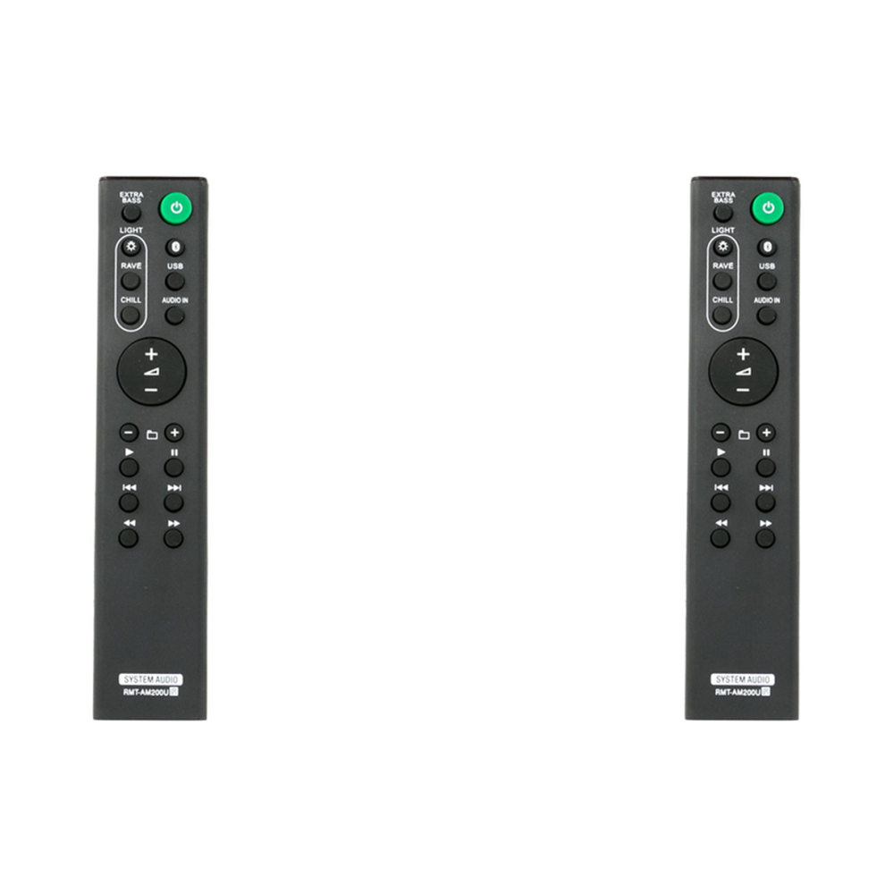 2X New Replacement Remote For -Am200u Gtk-Xb7 Speaker System Black 4853745014186