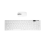 2X Wireless Slim White Keyboard + Wireless Optical Mouse Set for PC and Laptop 3