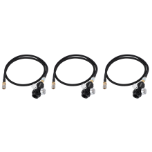 Régulateur 3X avec tuyau à distance SLP FLEX de 100 cm 0-200 psi vers cylindre de réservoir de CO2 HPA