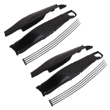 Lot de 4 protections de bras oscillant pour KTM EXC/F125 200 300 250 350 450 500 Husqvarna TC/FC/TE/FE125 250 450 Noir