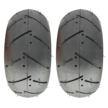 Pneu sans chambre à air 2X 90/65-6.5 Pneu à vide de 11 pouces pour scooter électrique, accessoires de mini moto 47Cc 49Cc