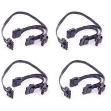 Câble d'alimentation 4X 5 broches 1 à 3 périphériques 4 broches Molex IDE 5P PSU pour Cooler Master V550 V650 V700 V750 V850 V1000