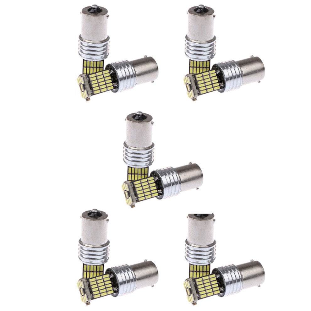 10X 1156LED Canbus 15 SMD BA15S P21W Haute Puissance Blanc 6000K Feu Arrière De Frein De Voiture
