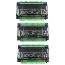 2X FX3U 48MR RS485 RTC (horloge en temps réel) 24 entrées 24 sorties relais 6 entrées analogiques 2 sorties analogiques Contrôleur PLC