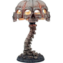 Atrocity Skull Lamp Halloween Luminous Skull Night Light Resin Skull Table Lamp