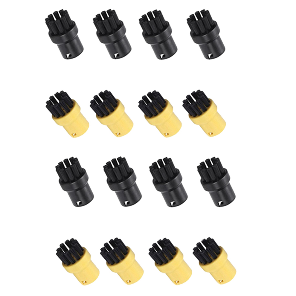 Lot de 16 brosses à poils pour outils à main pour nettoyeur vapeur Karcher SC1 SC2 SC3 SC4 SC5 SC7