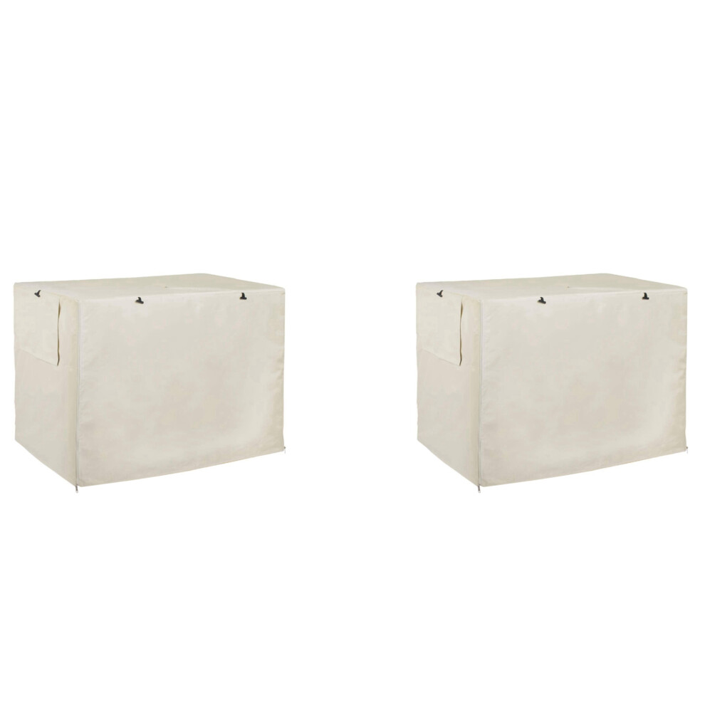 Lot de 2 housses de protection pour cage de chien en tissu Oxford, universelles, pour cage de chien en fil de fer de 36 pouces