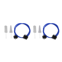 Ensemble de 6 pièces pour trompette, trombone, buse de soufflage en laiton, nettoyeur de valve, brosse, tige, accessoire pour instrument de musique