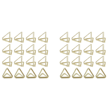 Lot de 60 porte-cartes en forme de triangle pour mariage, numéros de table, porte-photos, clips pour fête d'anniversaire