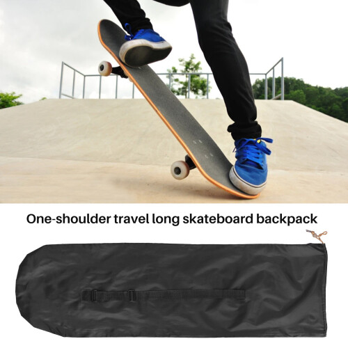 Mochila de ombro para skate e longboard de 46 polegadas em tecido Oxford de 120 cm 1