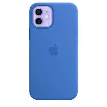 (Capri Blue, For iPhone 12 Pro) Liquid Silicone Case For iPhone 16 15 14 13 12 Pro Max 16 Plus Logo Cover Skins
