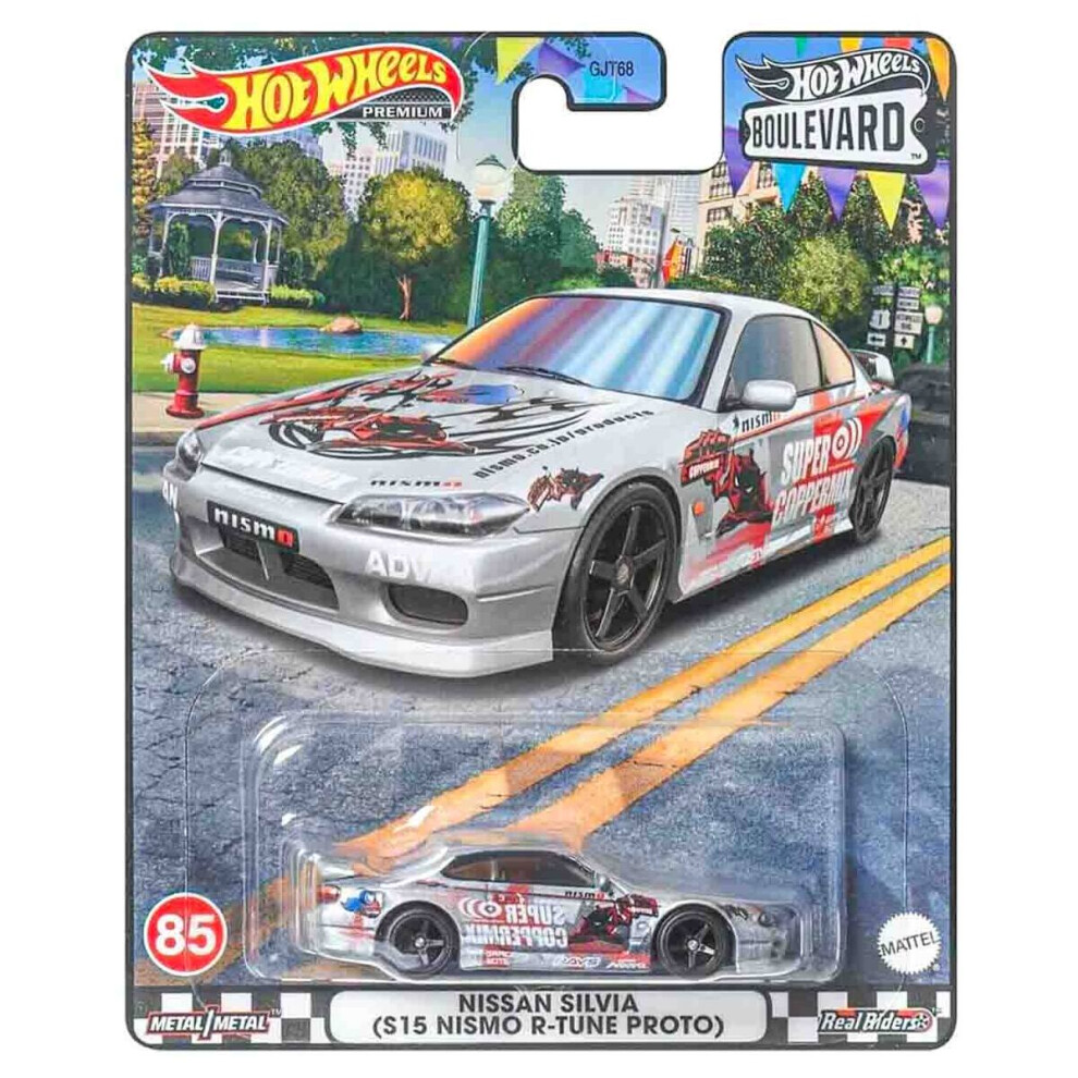 Hot Wheels Premier Boulevard 2023 85 - Nissan Silvia (S15 Nismo)