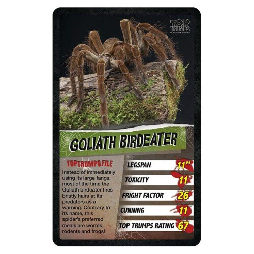 Top Trumps Top Trumps Card Game Spiders 1