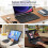 Techgear Magic Keyboard for Samsung Galaxy Tab S8 11", Magnetic Floating Stand, Precision Multi-Touch Trackpad, Backlight and UK Layout 8