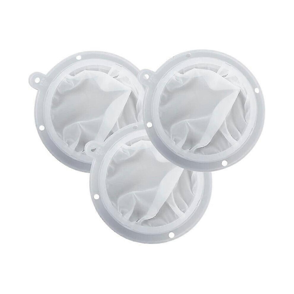 3 Pieces Nylon Filters - Wine Filter - Fine Mesh - Compatible with 5 Inch Kitchen Funnel for Filtering Juice, Milk, Coffee, Wine, Oil (200/300/400 Mes