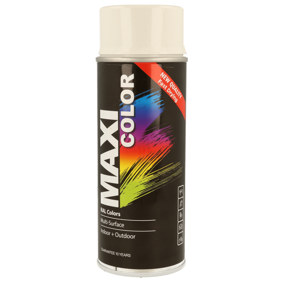 Maxicolor Spray Gloss Yellow Green Ral6018 400Ml - Mx6018 - Ideal For Indoor And Outdoor Use - Yellow Green - Image 4