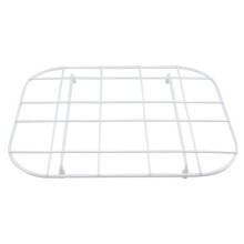 White Sink Protector Durable Coated Steel with Rubber Feet for Kitchen Sink Care