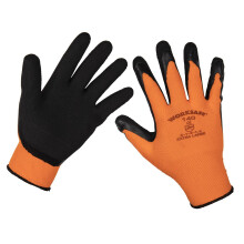 Sealey Worksafe® Foam Latex Gloves, X-Large - Pack of 12 Pairs 9140XL/12