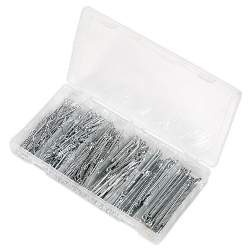 Sealey Sealey Metric/Imperial Split Pin Assortment 555pc - Small Sizes AB001SP 2