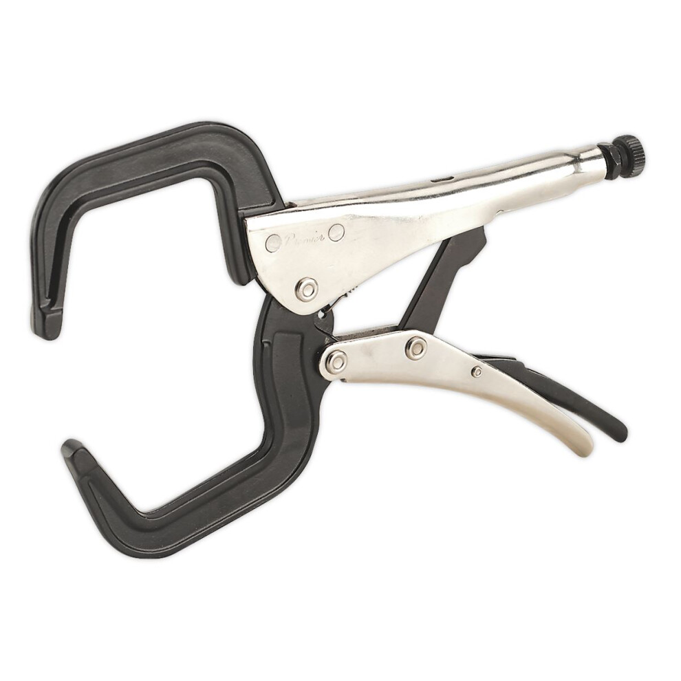 Sealey Premier Locking C-Clamp 280mm 0-90mm Capacity AK6827