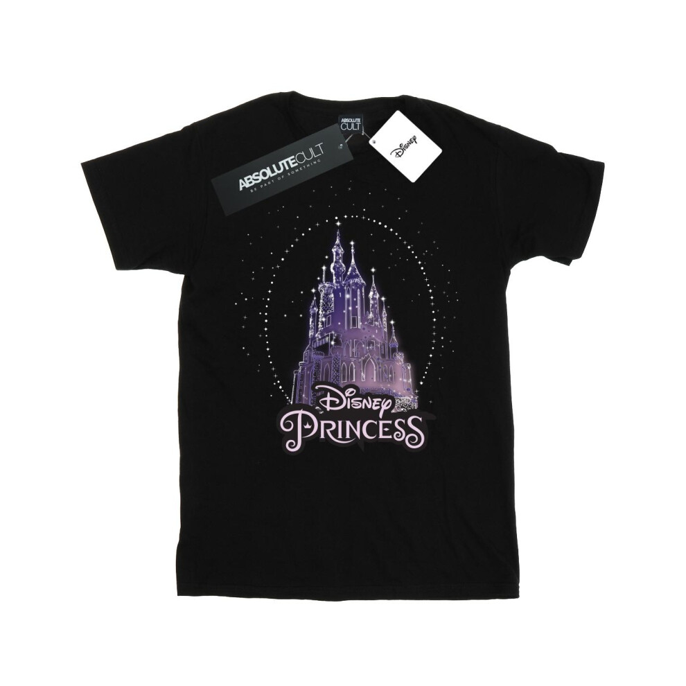 Princess Christmas Castle Cotton T-Shirt