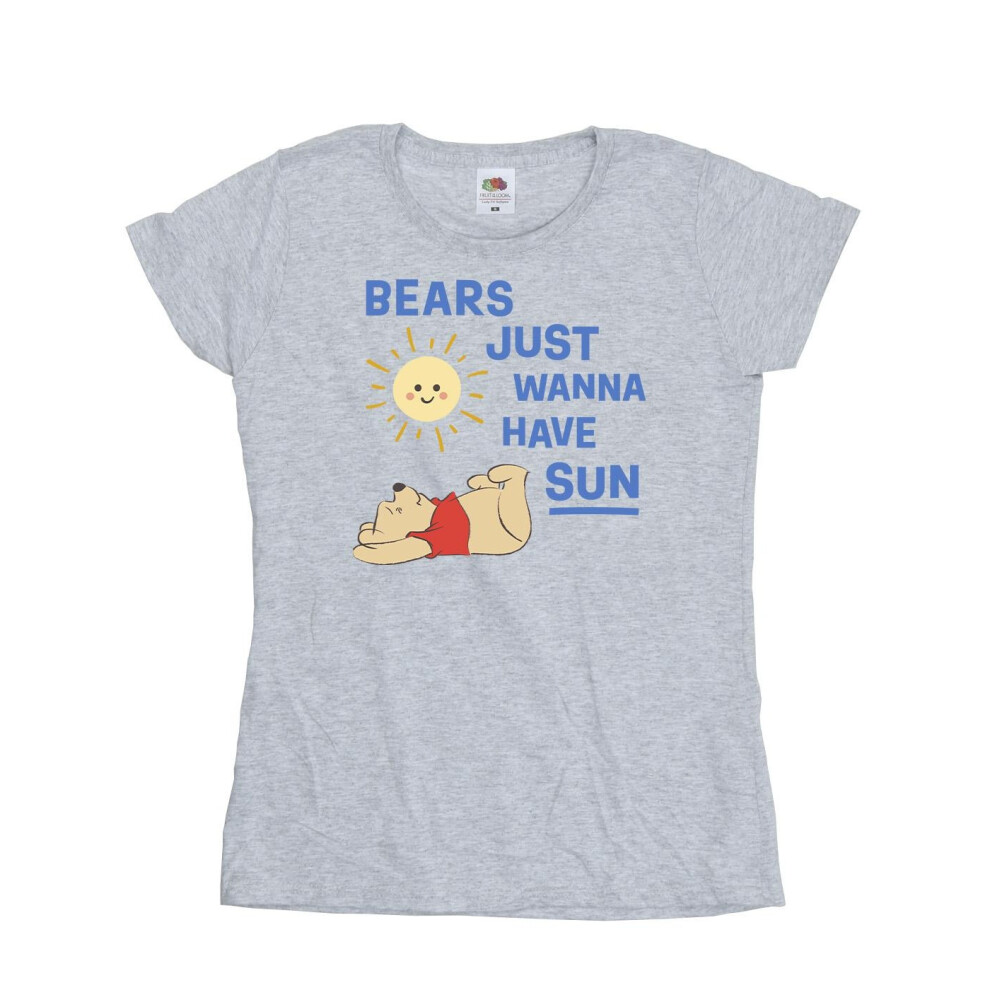 Winnie The Pooh Bears Just Wanna Have Sun Cotton T-Shirt