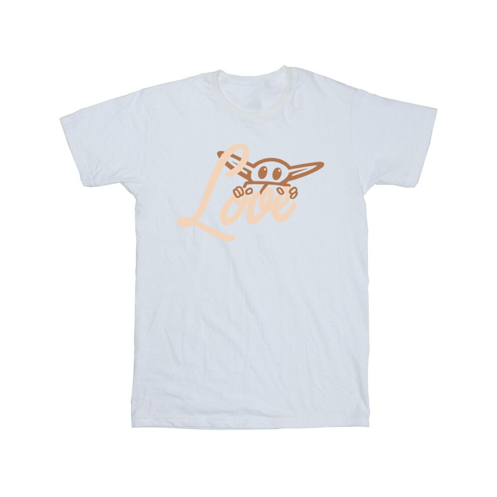 Grogu Love Cotton T-Shirt