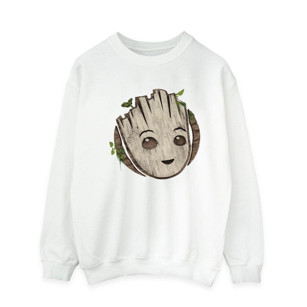 I Am Groot Wooden Head Sweatshirt