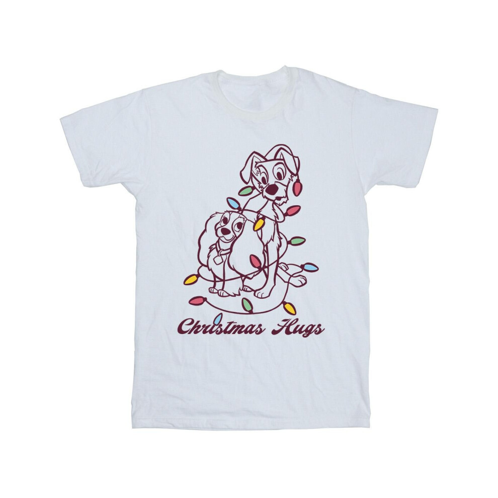 Lady And The Trump Christmas Hugs T-Shirt