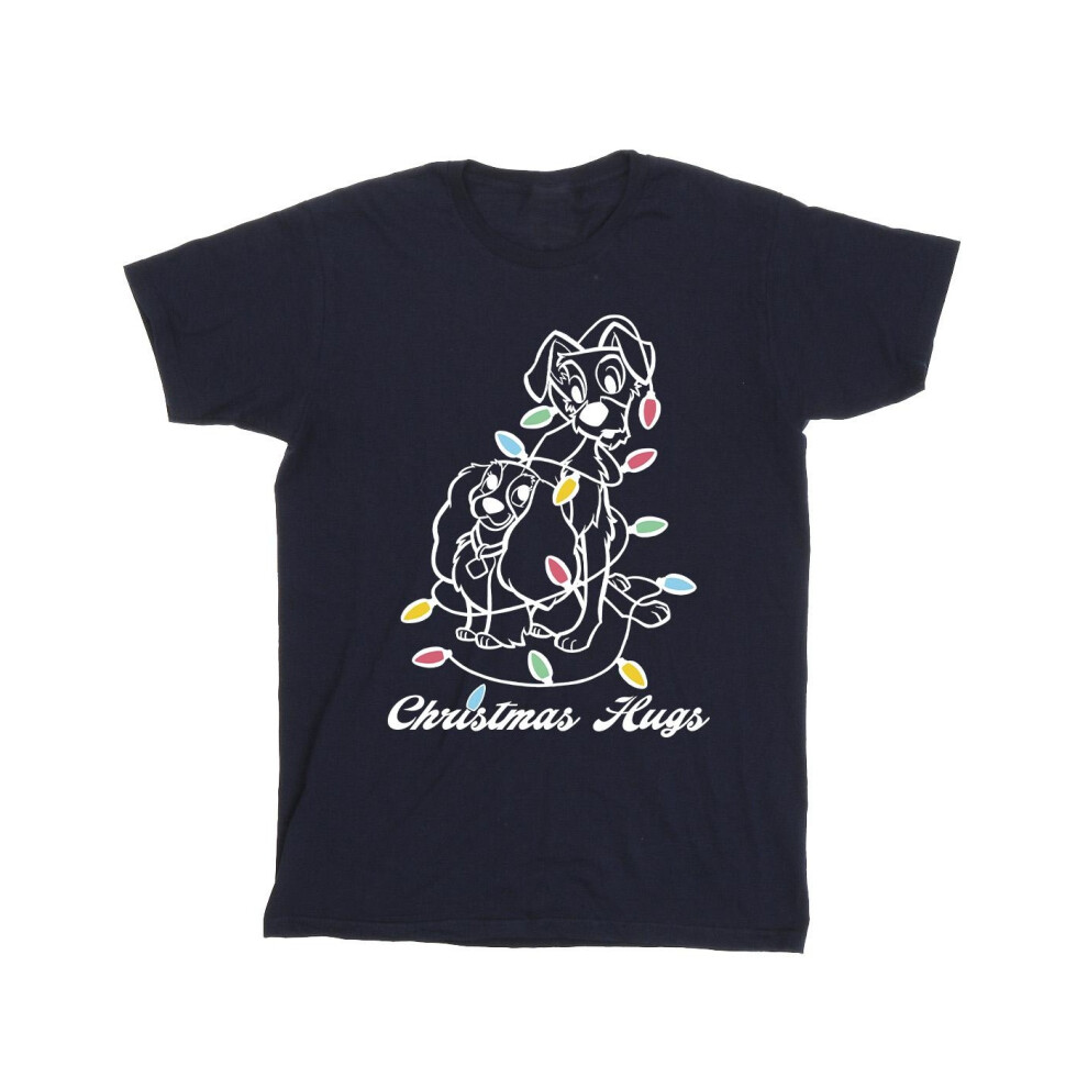 Lady And The Trump Christmas Hugs T-Shirt