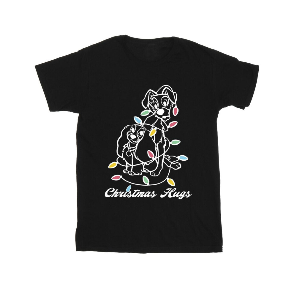 Lady And The Trump Christmas Hugs T-Shirt