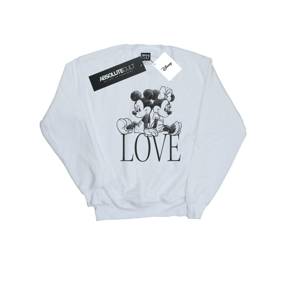 Mickey And Minnie Mouse Love Sweatshirt