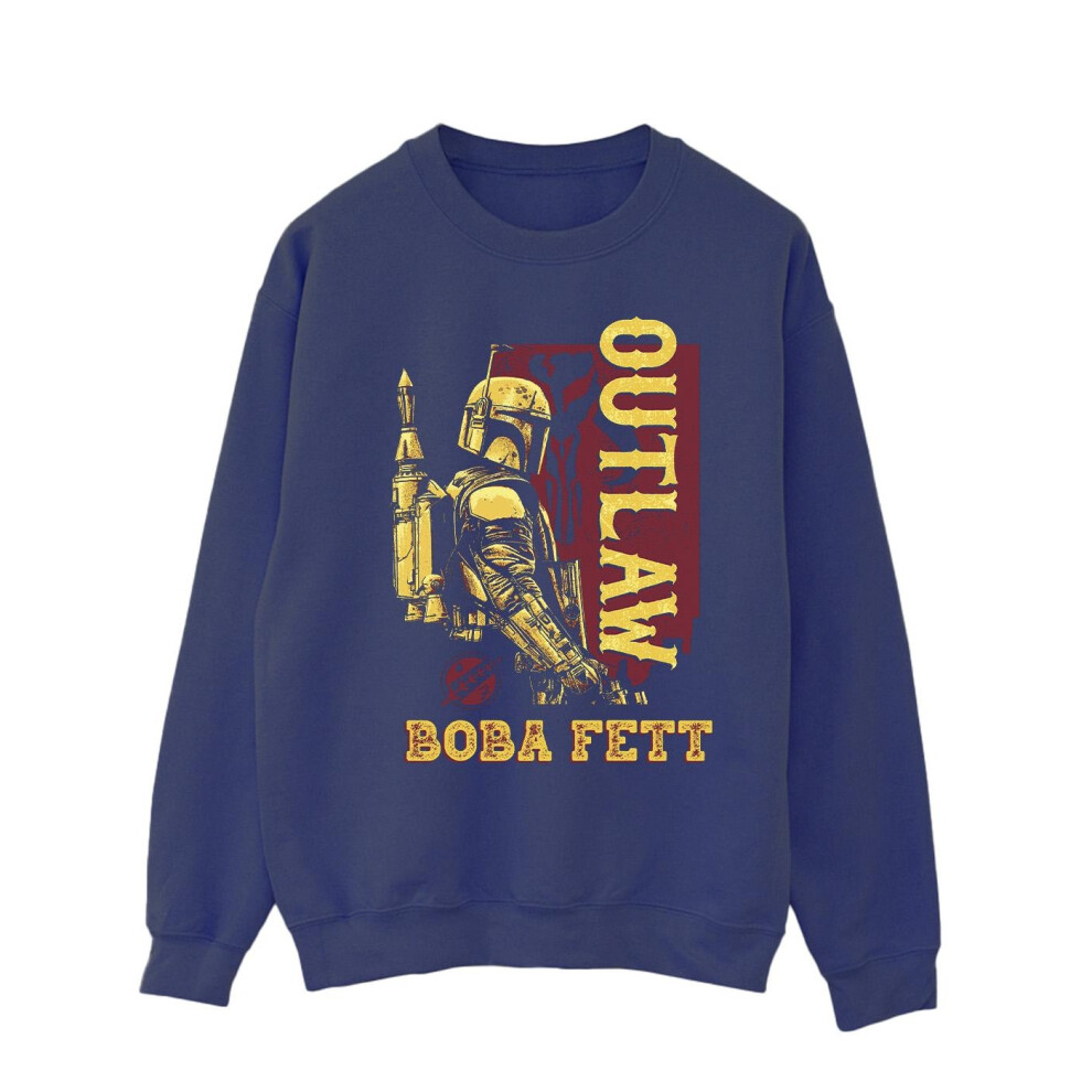 The Book Of Boba Fett Distressed Outlaw Sweatshirt