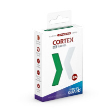 Ultimate Guard Cortex Auenkartenrmel 60 Japanische Gre TCG-rmel 62 x 89 mm grner Rckenglanz Finish ohne PVC & Surefreie Klarheit