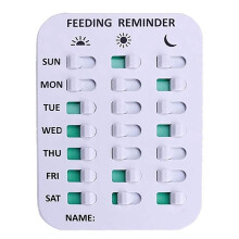 Dog Feeding Reminder, Magnetic Or Double Sided Adhesive Application, Reminder To Feeding Of Pets