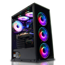 Gaming PC Intel i5 7th Gen 16GB DDR4 4GB GTX 750 Ti 480GB SSD Wins10 - Refurbished