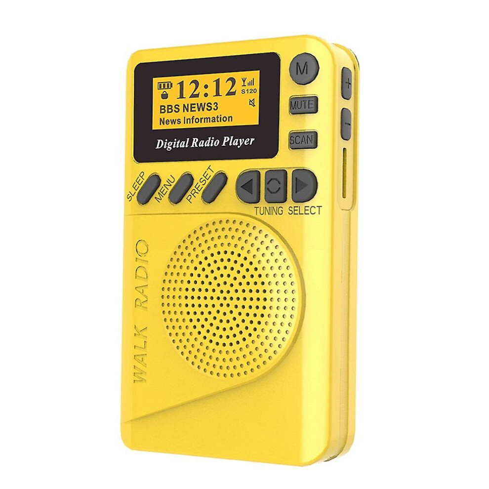 Pocket DAB Digital Radio Mini DAB  Digital Radio With MP3 Player FM Radio LCD Display