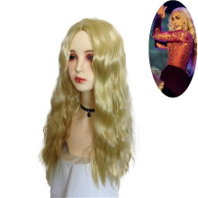 Hocus Pocus 2 Witch Sarah Cosplay Hair Wig Blonde Curly Wigs