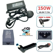 GENUINE HP LAPTOP CHARGER BLUE TIP 19.5V - 7.7A 150W WITH POWER LEAD - Refurbished